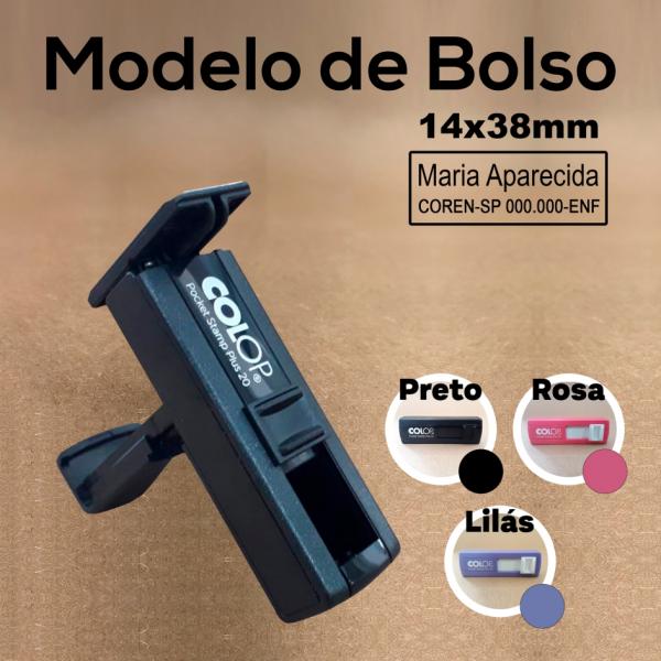 Carimbo Personalizado 8cm - Suporte Carimbos