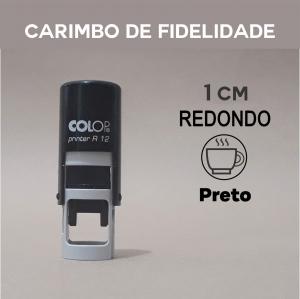 Carimbos de Fidelidade Automático Tamanho da impressão 1x1 cm    