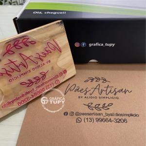 Carimbos Grande Personalizados com Logo 15x9,5 cm Madeira 9,5x15 cm    