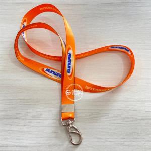 Cordão para Cracha Personalizado com sua Logo Poliéster 85 cm de comprimento x 2 cm largura 4x4 Sublimação  Mosquetão 